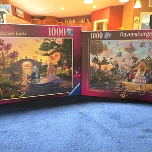 Ravensburger Enchanted Lands and Enchanted Circus Puzzles
